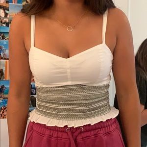 Tank top with striped